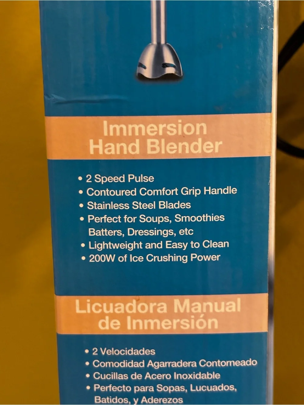 Brentwood Black & Stainless Steel Hand Blender
